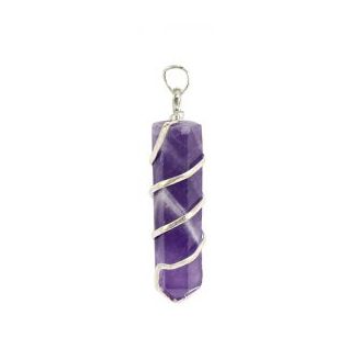 Amatista Colgante Espiral 4cm